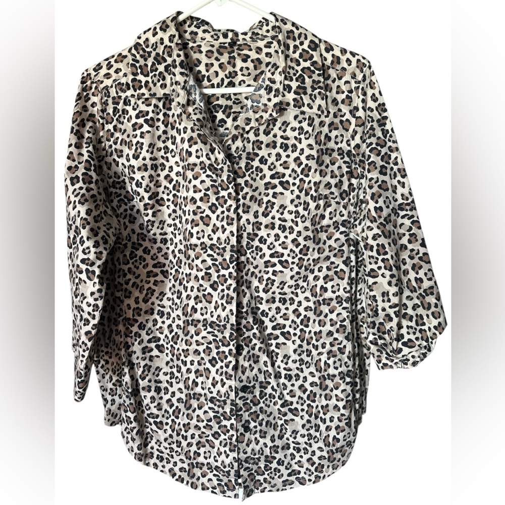 Leopard Print Women's Top